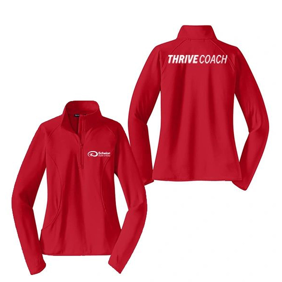 Echelon Ladies Thrive Coach Stretch 1/2-Zip Pullover