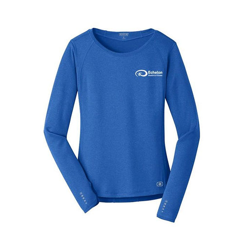 Echelon Ladies Front Desk/Kids Club Long Sleeve Crew