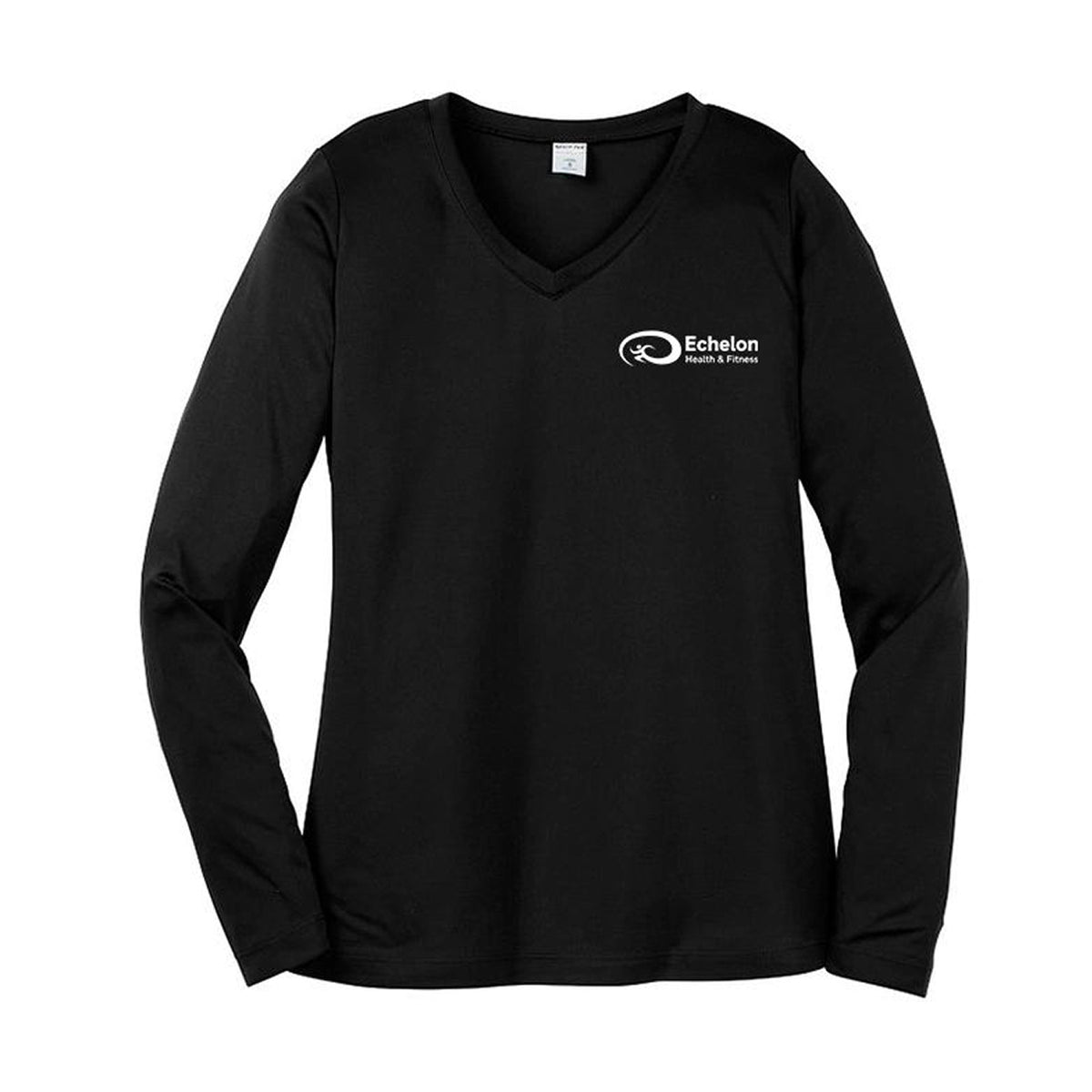 Echelon Ladies Front Desk/Kids Club Long Sleeve V-Neck Tee