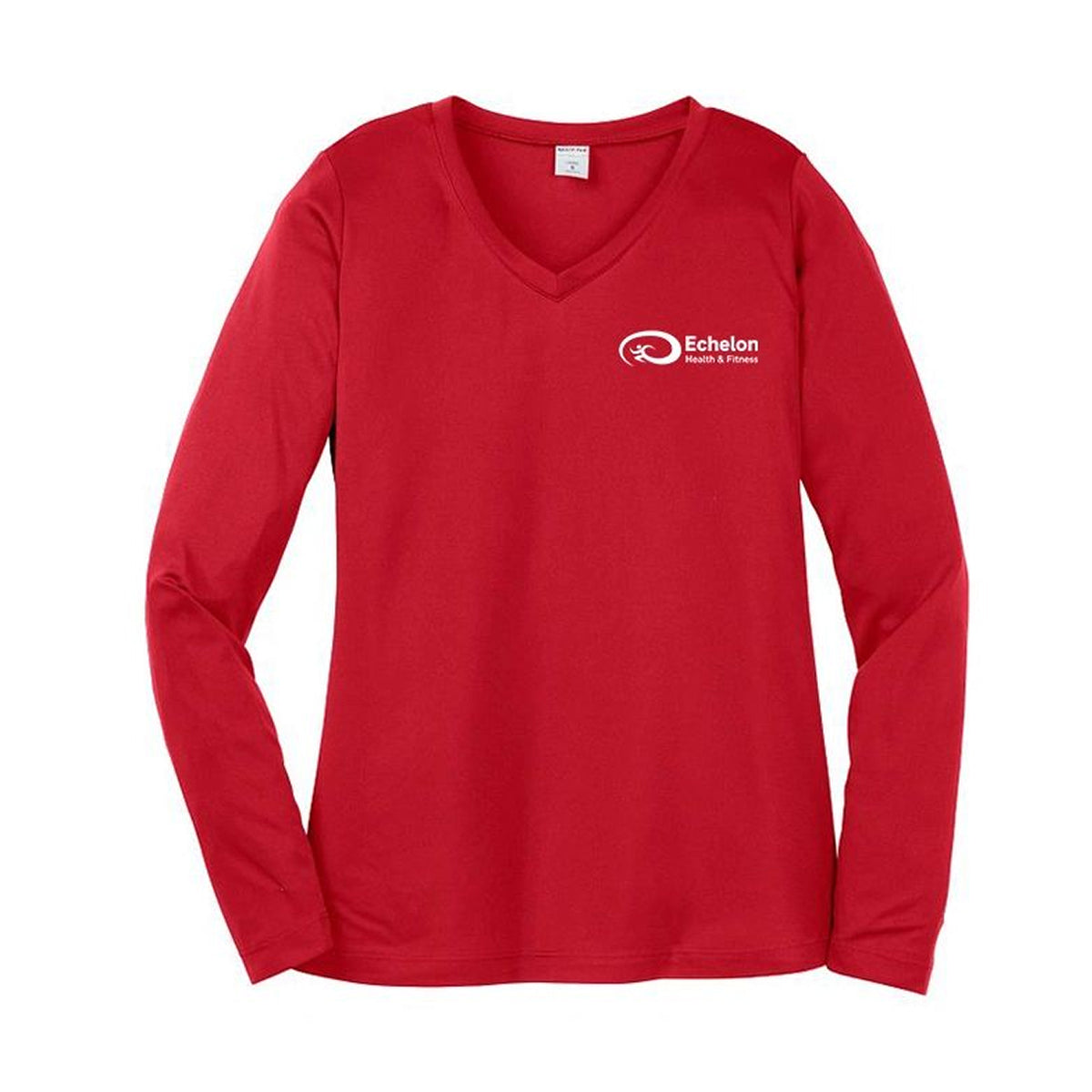 Echelon Ladies Front Desk/Kids Club Long Sleeve V-Neck Tee